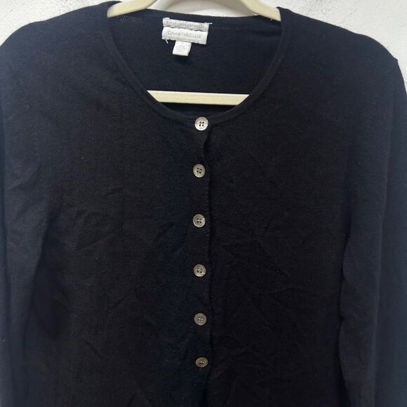 Charter Club 2 Ply Cashmere button up cardigan sweater classic Large - Picture 5 of 6